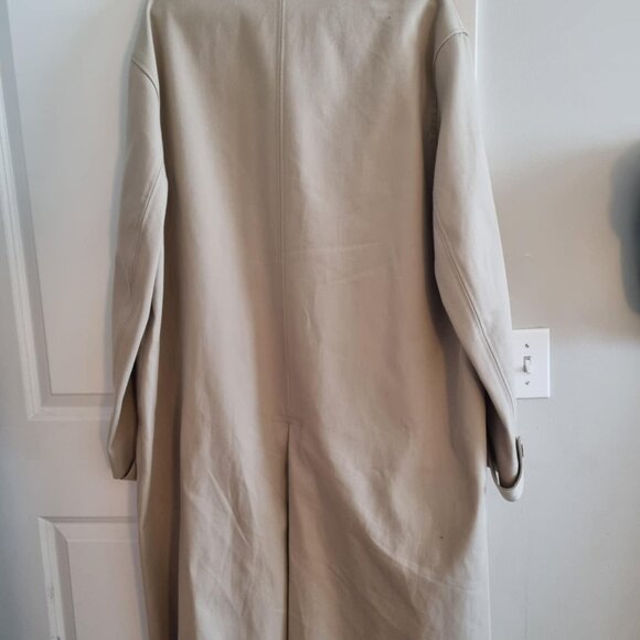 ZARA - OVERSIZED men's Cotton Trench Coat - Picture 3 of 6